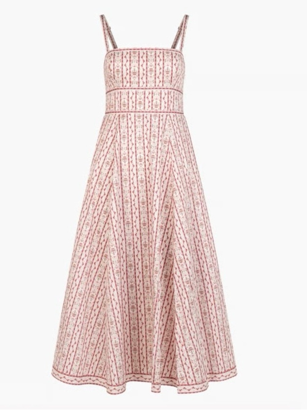 Hill House Margot Midi Cotton Floral Dress